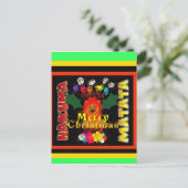 Cartes Pour Fêtes Annuelles Joyeux Noël et une bonne année (Debout devant)