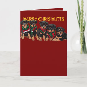 Cartes Pour Fêtes Annuelles Joyeux Noël et vacances de Noël chiots festifs