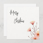 Cartes Pour Fêtes Annuelles Joyeux Noël Famille Nouvel An Message (Devant / Derrière)