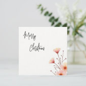 Cartes Pour Fêtes Annuelles Joyeux Noël Famille Nouvel An Message (Debout devant)
