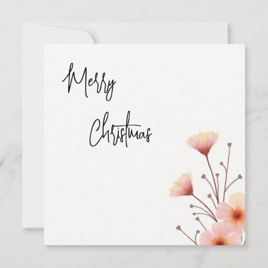 Cartes Pour Fêtes Annuelles Joyeux Noël Famille Nouvel An Message (Devant)