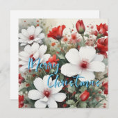 Cartes Pour Fêtes Annuelles Joyeux Noël Famille Nouvel An Message (Devant / Derrière)