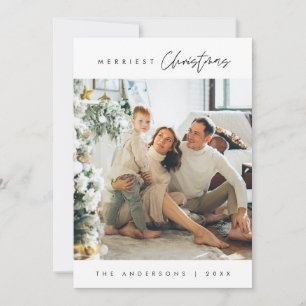 Cartes Pour Fêtes Annuelles Joyeux Noël, Famille Photo Téléchargeable