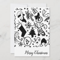 Joyeux Noël Fantaisiste Dessins de Père Noël
