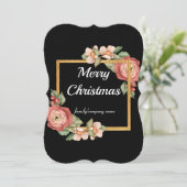 Cartes Pour Fêtes Annuelles Joyeux Noël Festif vacances Conception cadeau (Debout devant)