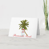 Cartes Pour Fêtes Annuelles Joyeux Noël Floride (Dos)