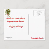 Cartes Pour Fêtes Annuelles Joyeux Noël Floride (Dos)