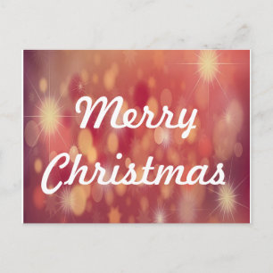 Cartes Pour Fêtes Annuelles joyeux noël fond rouge