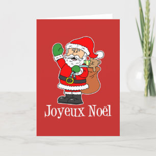 Cartes Pour Fêtes Annuelles Joyeux Noel French Joyeux Noël Père Noël