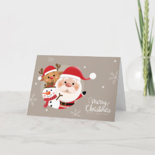 Cartes Pour Fêtes Annuelles Joyeux Noël Fun De Nous tous!