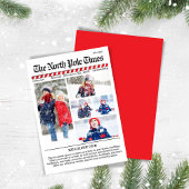 Cartes Pour Fêtes Annuelles Joyeux Noël Fun Photo Collage Journal