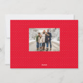 Cartes Pour Fêtes Annuelles Joyeux Noël fun script simple photo (Dos)