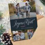 Cartes Pour Fêtes Annuelles "Joyeux Noel" Galerie de photos Trois<br><div class="desc">Personnalisez ces beaux cartes de fin de année de Noël ou d'hiver modernes avec vos photos de famille et votre message personnel.</div>
