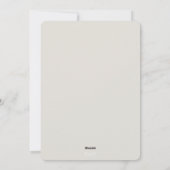 Cartes Pour Fêtes Annuelles Joyeux Noël Géométrique moderne photo vert foncé (Dos)