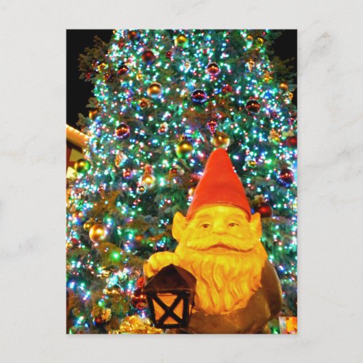Cartes Pour Fêtes Annuelles Joyeux Noël Gnome (Devant)