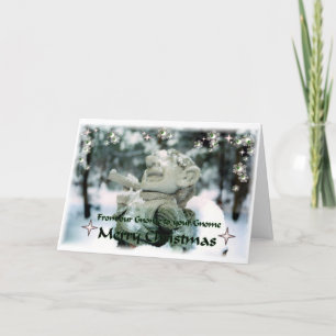 Cartes Pour Fêtes Annuelles Joyeux Noël Gnome