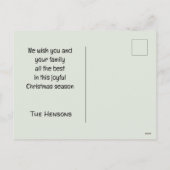 Cartes Pour Fêtes Annuelles Joyeux Noël Gnome Rustic Cosy Salutation (Dos)