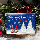 Cartes Pour Fêtes Annuelles Joyeux Noël Gnomes