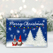 Cartes Pour Fêtes Annuelles Joyeux Noël Gnomes