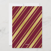 Cartes Pour Fêtes Annuelles Joyeux Noël Gold Confetti (Dos)