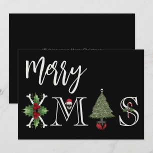 Cartes Pour Fêtes Annuelles Joyeux Noël gothique XMAS