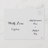 Cartes Pour Fêtes Annuelles Joyeux Noël Grand-mère Chalkboard Typographie (Dos)