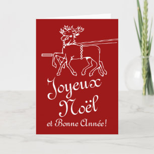 Cartes Pour Fêtes Annuelles Joyeux Noël greeting cards   French Christmas text