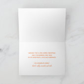 Cartes Pour Fêtes Annuelles Joyeux Noël Groovy Bold Script (Intérieur)