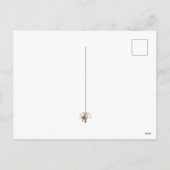 Cartes Pour Fêtes Annuelles Joyeux Noël Happy Pine Cone à Santa Hat (Dos)