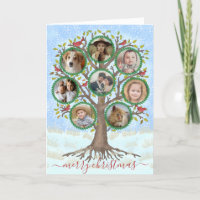 Joyeux Noël hiver arbre généalogique 8 photo Colla