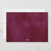 Cartes Pour Fêtes Annuelles Joyeux Noël hiver verdure Monogramme Photo (Dos)