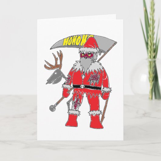 Cartes Pour Fêtes Annuelles Joyeux Noël INSANE ! (Devant)