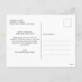 Cartes Pour Fêtes Annuelles Joyeux Noël Joyeux à Arc Joyeux (Dos)