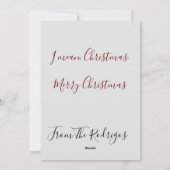 Cartes Pour Fêtes Annuelles Joyeux Noël Joyeux Chat-Mas Cat Tree (Dos)