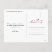 Cartes Pour Fêtes Annuelles Joyeux Noël Joyeux Noël Joyeux Noël (Dos)