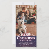 Cartes Pour Fêtes Annuelles Joyeux Noël Joyeux Nouvel An Jour Fête Photo (Devant)