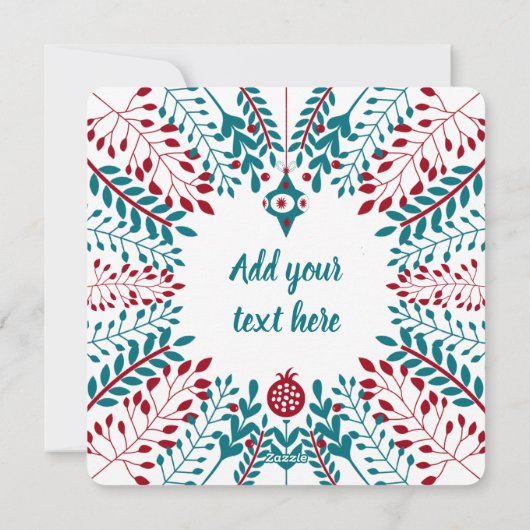 Cartes Pour Fêtes Annuelles Joyeux Noël, Kaszubi Kashubian Merry Christmas (Dos)