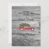 Cartes Pour Fêtes Annuelles Joyeux Noël Les temps les plus difficiles Rustique (Devant)