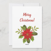 Cartes Pour Fêtes Annuelles Joyeux Noël licorne (Dos)