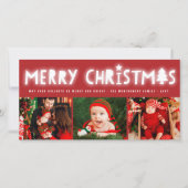 Cartes Pour Fêtes Annuelles Joyeux Noël Llow Whimsical Tree Modern 3 Photo (Devant)