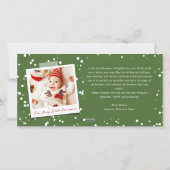 Cartes Pour Fêtes Annuelles Joyeux Noël Llow Whimsical Tree Modern 3 Photo (Dos)