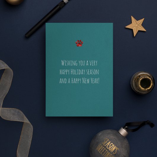 Cartes Pour Fêtes Annuelles Joyeux Noël mignon chien Noël