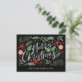 Cartes Pour Fêtes Annuelles Joyeux Noël mignon Doodle vacances (Debout devant)