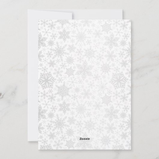 Cartes Pour Fêtes Annuelles Joyeux Noël mignon Gnome Blanc Turquoise bleu mode (Dos)