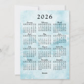 Cartes Pour Fêtes Annuelles Joyeux Noël mignon Pingouin Patinage sur glace Rou (Dos)