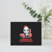 Cartes Pour Fêtes Annuelles Joyeux Noël mignon Ramen Panda nouilles japonaises (Debout devant)