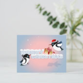 Cartes Pour Fêtes Annuelles Joyeux Noël - Mignons Oiseaux Noël présent (Debout devant)