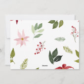 Cartes Pour Fêtes Annuelles Joyeux Noel Mini Script Photo de Noël (Dos)