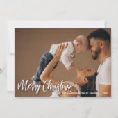 Cartes Pour Fêtes Annuelles Joyeux Noël moderne (Devant)