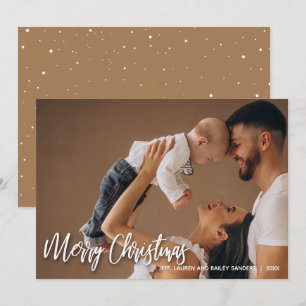 Cartes Pour Fêtes Annuelles Joyeux Noël moderne